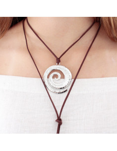 Collar Silver Spiral | Venta mayorista – Infinita