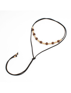 Collar de Gamuza Woods Gold