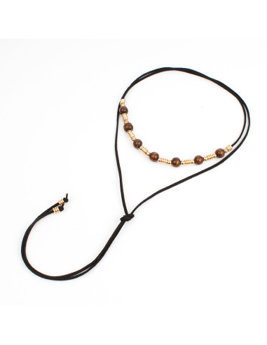 Collar de Gamuza Woods Gold