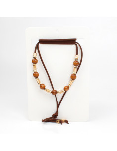 Collar de Gamuza Woods Gold