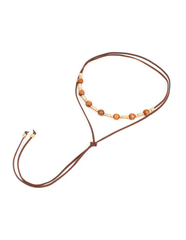 Collar de Gamuza Woods Gold