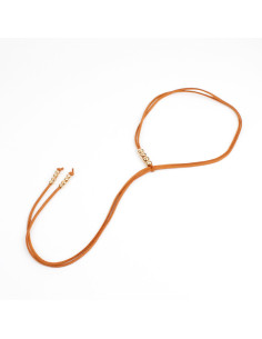 Collar Corbatero de Gamuza Classy Spheres