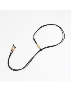 Collar Corbatero de Gamuza Classy Spheres