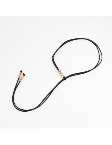 Collar Corbatero de Gamuza Classy Spheres