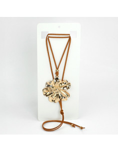 Collar de Gamuza Gold Rose