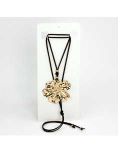 Collar de Gamuza Gold Rose
