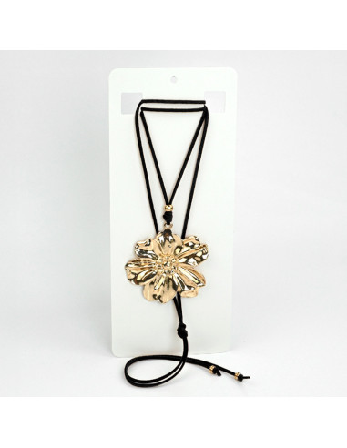Collar de Gamuza Gold Rose