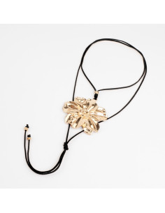 Collar de Gamuza Gold Rose