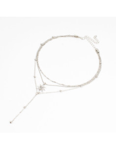 Collar de Cadenas Silver Sun