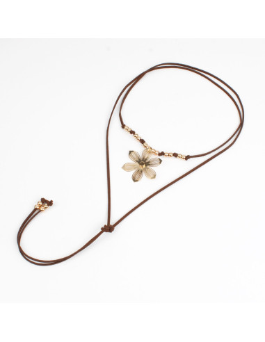 Collar de Gamuza Gold Soleil