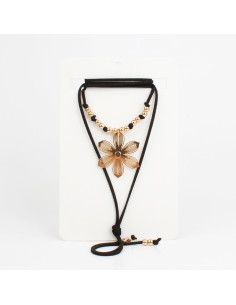 Collar de Gamuza Gold Soleil