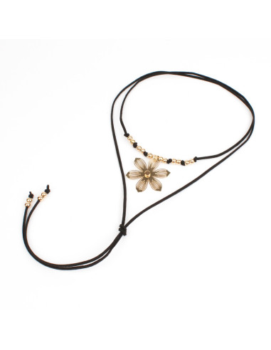 Collar de Gamuza Gold Soleil