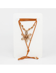 Collar de Gamuza Gold Soleil