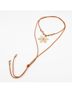 Collar de Gamuza Gold Soleil