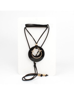 Collar de Gamuza Black and Gold