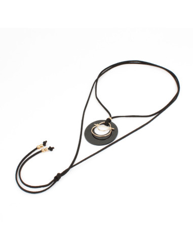 Collar de Gamuza Black and Gold