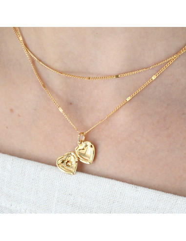 Collar Reliquary Heart | Venta mayorista – Infinita