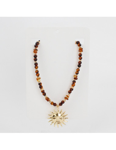 Collar Sun Face | Venta mayorista – Infinita