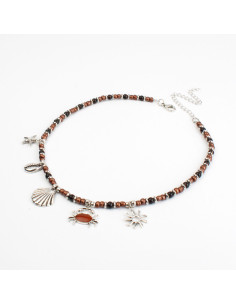 Collar Multicharms Crab | Venta mayorista – Infinita