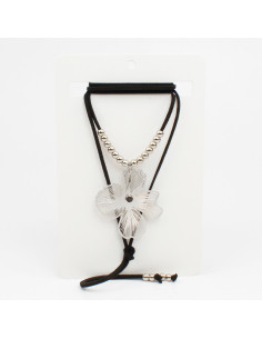Collar Soleil Silver Flower | Venta mayorista – Infinita