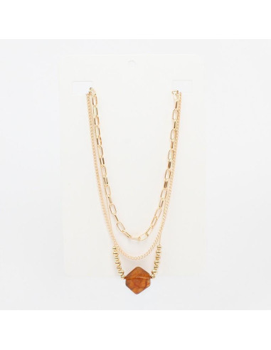 Collar Caramel Gold | Venta mayorista – Infinita