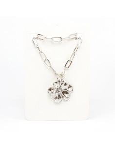 Collar Silver Flower | Venta mayorista – Infinita