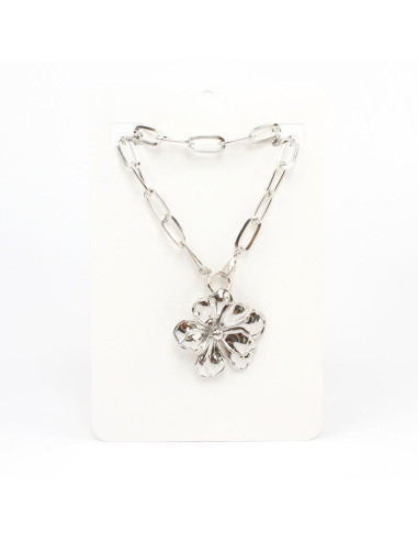 Collar Silver Flower | Venta mayorista – Infinita