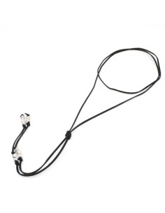 Collar Corbatero de Gamuza Silver Stars