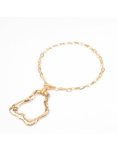 Collar de Corbatero de Cadena Organic Gold