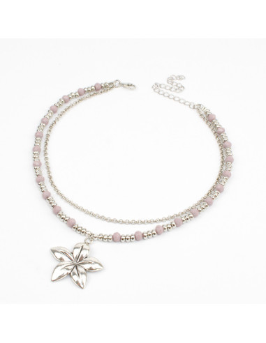 Collar Combinado Hawaii Flower