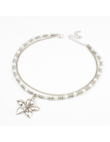 Collar Combinado Hawaii Flower