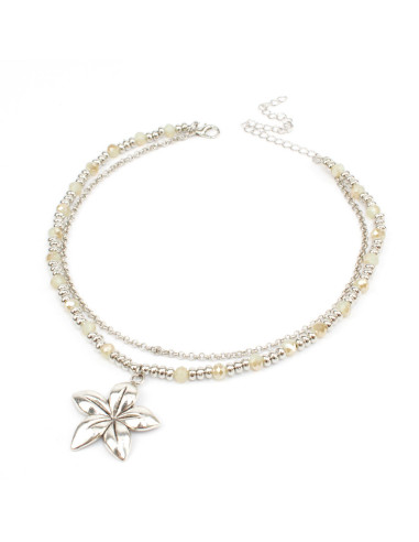 Collar Combinado Hawaii Flower
