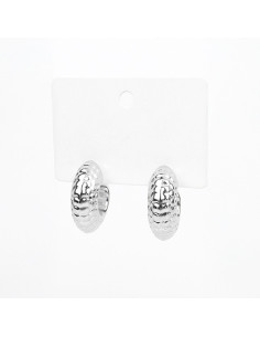 Aros Chunky Textured Curve | Venta mayorista – Infinita