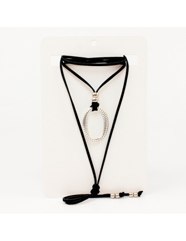 Collar de Gamuza Boho Lines