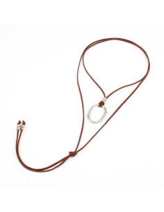 Collar de Gamuza Boho Lines