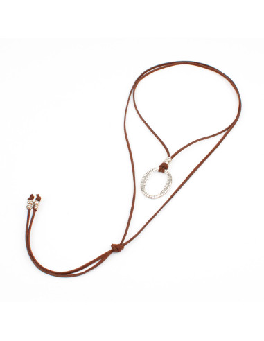 Collar de Gamuza Boho Lines