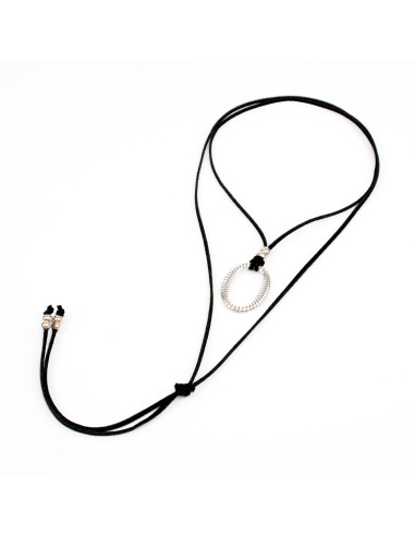 Collar de Gamuza Boho Lines