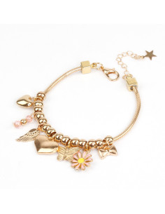 Pulsera Multicharms de Cadena Lovers