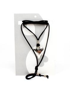 Collar de Gamuza Lovers Heart