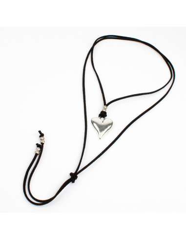 Collar de Gamuza Lovers Heart