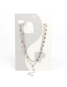 Collar de Cadenas New Love Silver