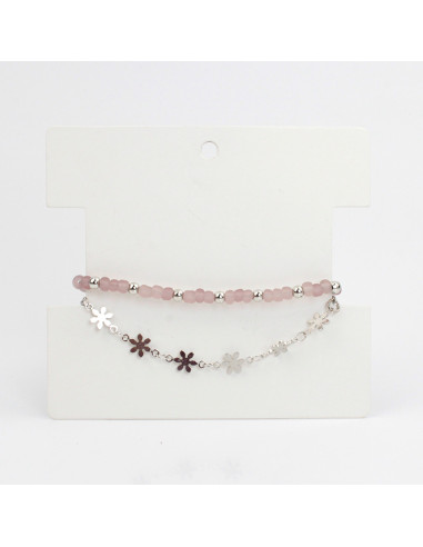 Pulsera Flowers and Colors