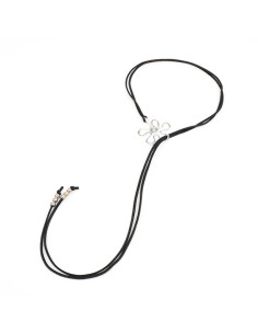 Collar Corbatero de Gamuza Flower Tie