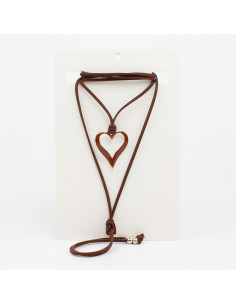 Collar de Gamuza Colored Heart