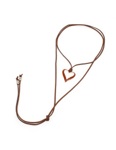 Collar de Gamuza Colored Heart