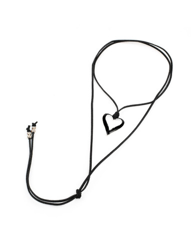 Collar de Gamuza Colored Heart