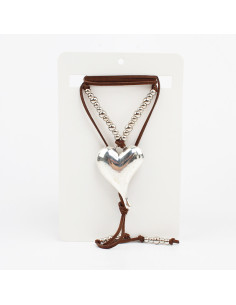 Collar Corbatero de Gamuza Spike