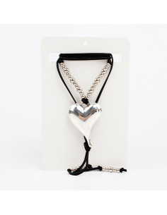 Collar Corbatero de Gamuza Spike