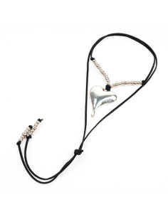 Collar Corbatero de Gamuza Spike