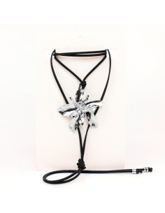 Collar de Gamuza Rare Flower